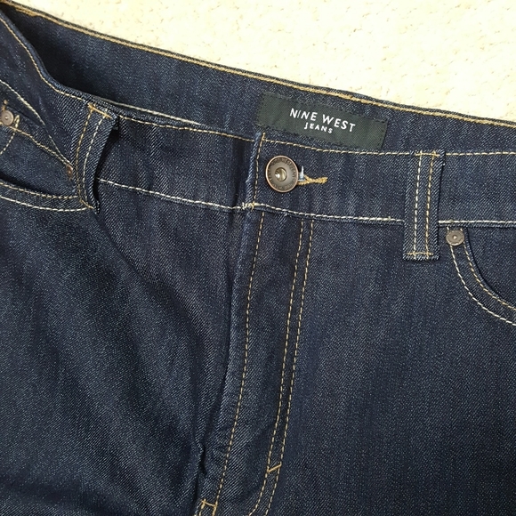 Size 14 Nine West jeans new without tags BLACK - Picture 7 of 7